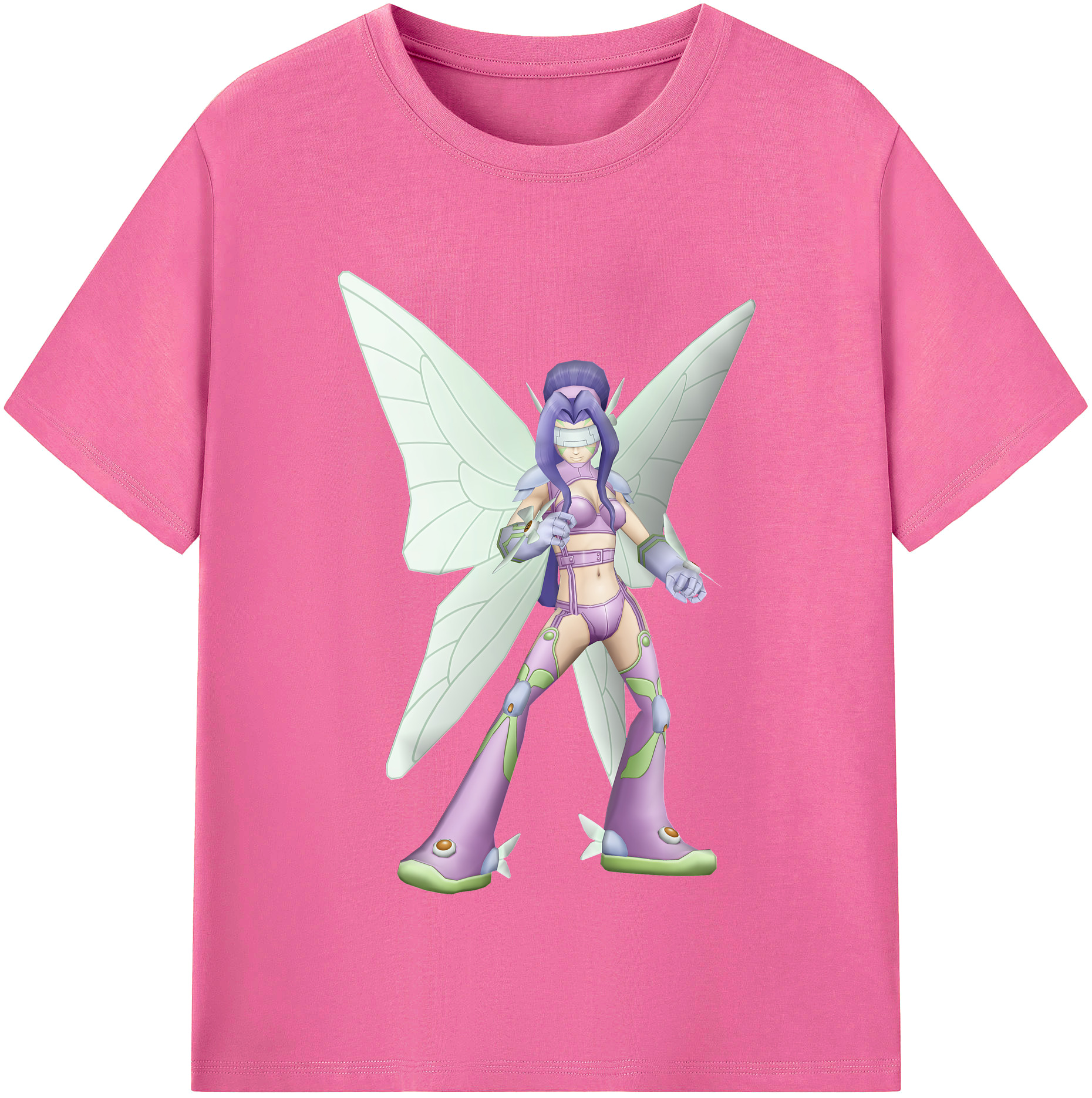 （画像用） Digimon デジタルモンスター/デジモン レディースカジュアルプリントTシャツ（綿100％）